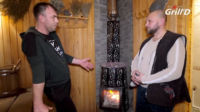 Подробный обзор банной печи Grill'D Violet. Часть 2. Обзор бани и подробный отзыв владельца. смотреть онлайн