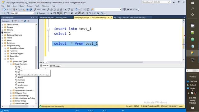 Understanding data Type in SQL Server||SQLSERVER||Data||Types #datatype #sqlserver