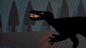 Night Feeder VS. Tyranosaurus | Jurassic World & Genndy Tartakovsky's Primal | Stick Nodes animatio