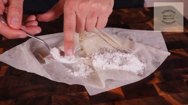 Пирожки с мясом  из теста Фило.Очень вкусный рецепт.