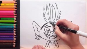 Королева Рокс. Hard Rock Trolls. Как нарисовать королеву рока.