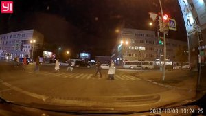 разворот на пешеходном переходе