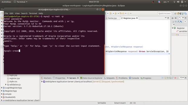 Web Technology Lab:Assignment No.3: Servlet, JSP & MySQL (Part 1) смотреть онлайн