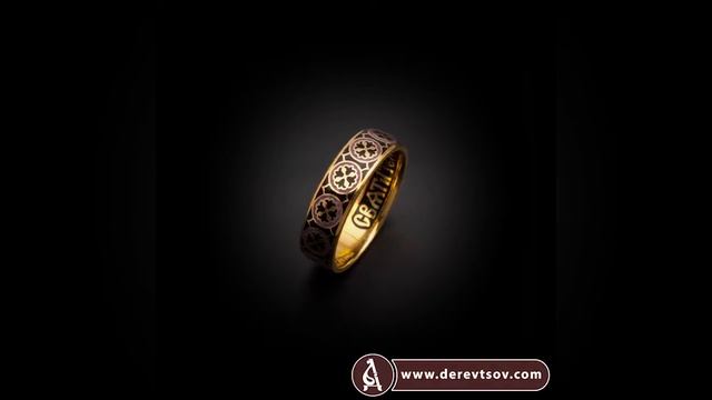 Православное кольцо с молитвой свт. Николаю Чудотворцу (серебряное с эмалью) KLSPE0803 смотреть онлайн