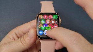 IWO W17 PRO MAX Smartwatch Rose Gold Color Unbox-45mm 1.9' Screen Watch Series 7 Copy-PK HW7 DT7 MA