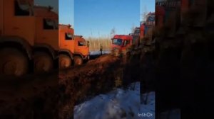 Зимник Усть- Кут Мирный середина апреля 2020