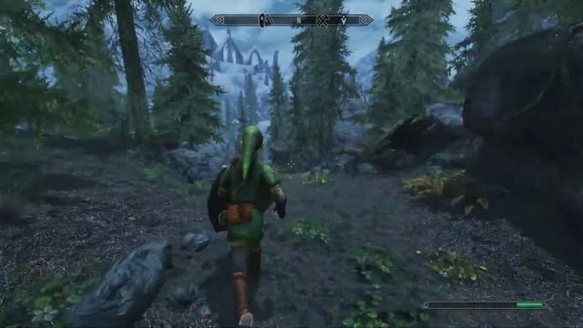 Zelda Link Race Skyrim смотреть онлайн