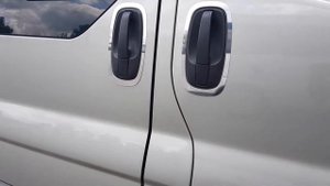 Окантовка дверных ручек метал нержавейка для Renault Trafic (2001-2014)
