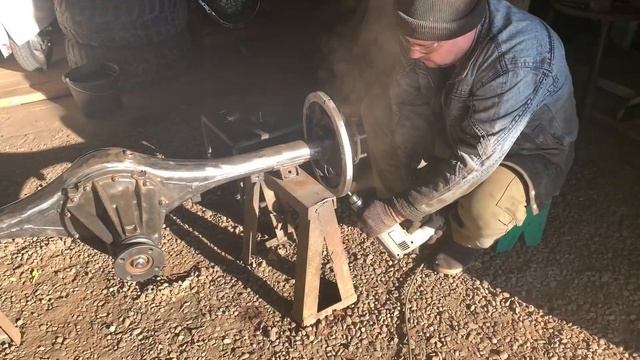 NISSAN DATSUN Часть 2 Реставрация рамы