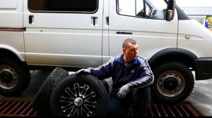СОБОЛЬ 4Х4.Новые колеса...Good!!!