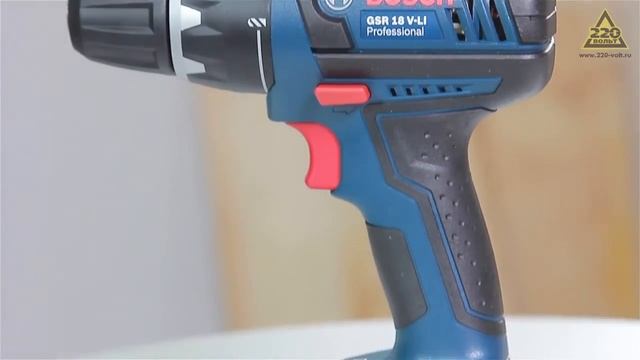 Аккумуляторная дрель-шуруповерт Bosch GSR 18 V-LI Professional (4 Ah) смотреть онлайн