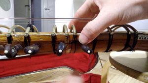 Как перевязать лад на ситаре