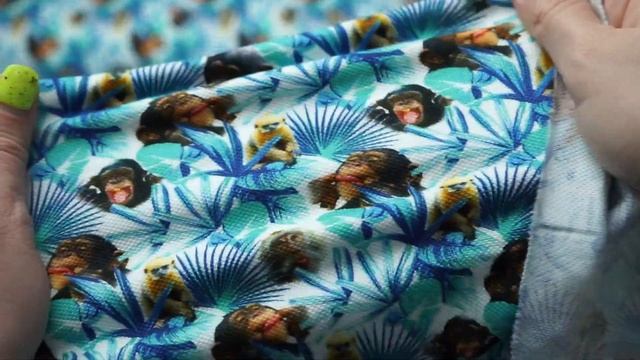 Трикотаж пике P.Smith с обезьянками ALA223108 смотреть онлайн