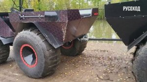 Плавающий вездеходный прицеп РУСОХОД