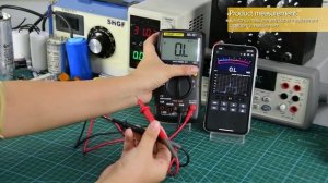 ANENG AN9002 Bluetooth автоматический мультиметр.