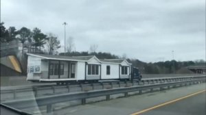 Как перевозят дома в Америке Mobile Home Transportation