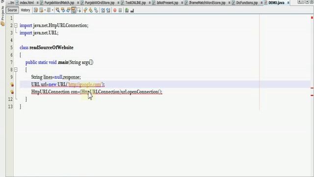 Read Page Source of Website with Java