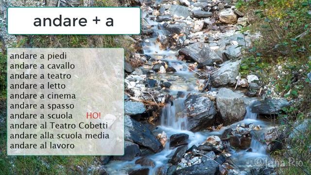 Глагол andare и предлоги a, in, da – Итальянский как родной – 52