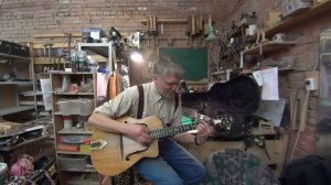 Обзор мануш-гитары с эфами мастера Антона Хорина.