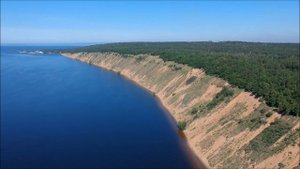 Тольятти, набережная с высоты птичьего полета