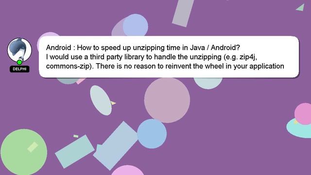 Android : How to speed up unzipping time in Java / Android? смотреть онлайн