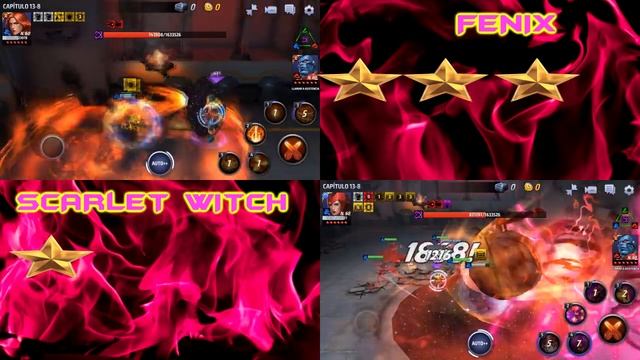 [Marvel Future Fight] "FENIX VS BRUJA ESCARLATA" смотреть онлайн