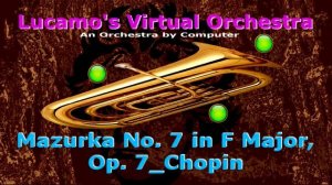 Mazurka No. 7 in F Major, Op. 7_Chopin