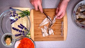 Необычный салат из самого обычного МИНТАЯ - Салат Раковые шейки - Salad of polloc