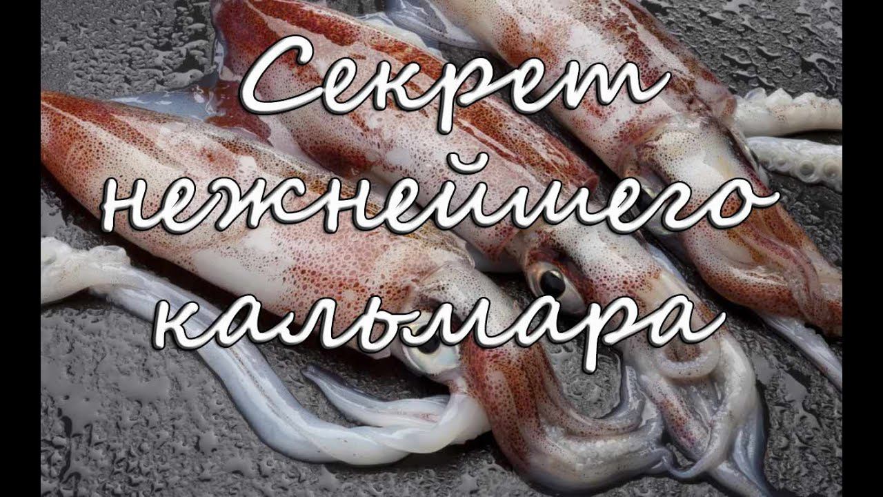 Секрет нежнейшего кальмара. Как чистить кальмар. Как варить кальмар. Кальмар для салатов.