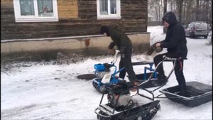 Покупаем Гусеничную Технику НЕВА МС-1К и НОРКА 300 Первый выезд Тест САМЫХ ДЕШЕВЫХ МОТОСОБАК.