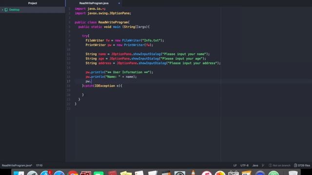 Java Tutorial - Read and Write Files Using Text Editor смотреть онлайн