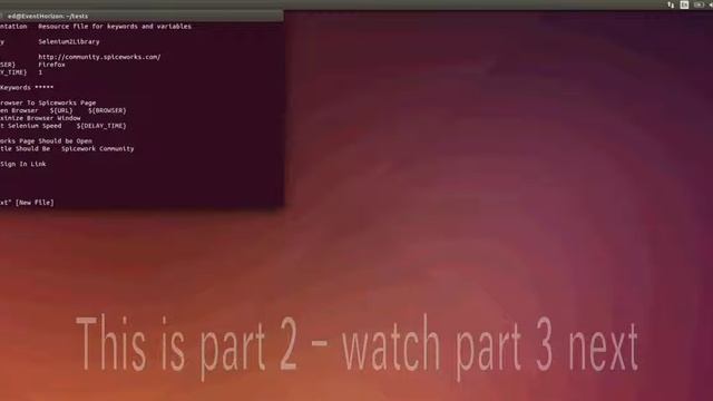 robotframework and selenium on ubuntu   part2