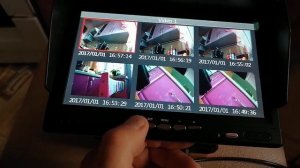 1 Настройка монитора 7 дюймов для подводной камеры