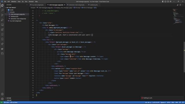 How to Create a Live Chat Widget in Elementor (JS, PHP) - Advanced Tutorial