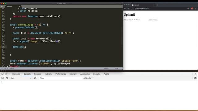 Upload de imagens com a FETCH API do JavaScript! смотреть онлайн