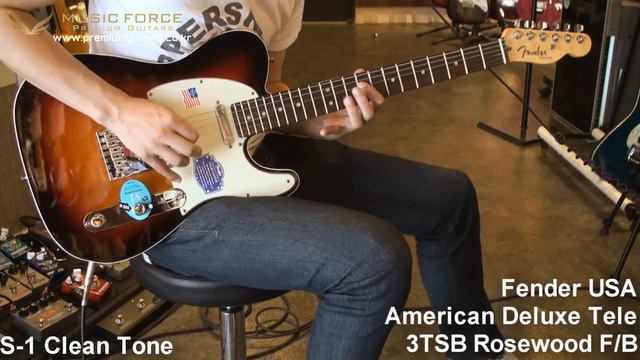 Fender American Deluxe Tele Rosewood F/B Demo by Music force смотреть онлайн