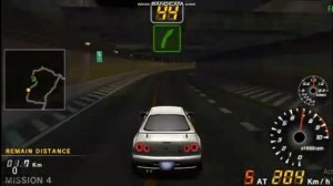 Wangan Midnight Portable gameplay - Tuning Mode R34 GTR