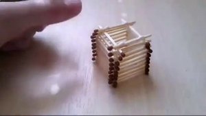 Как сделать классный домик из спичек своими руками