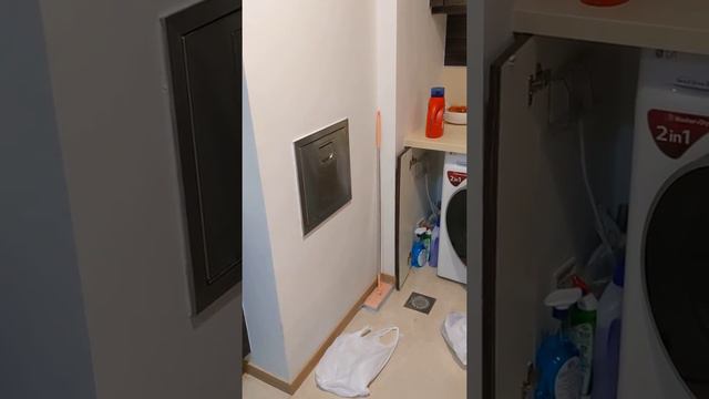 Noisy trash chute in Martin Place Residences, Singapore