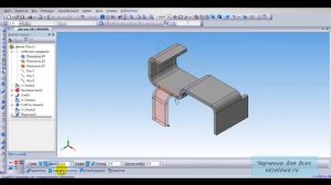 Видеоуроки Компас. 15 Листовое тело, часть 1