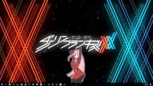 Wallpaper engine Darling in the Franxx 002 and MEMEME cossover.