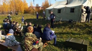 Военно патриотические сборы школа 8 г. Ханты-Мансийск