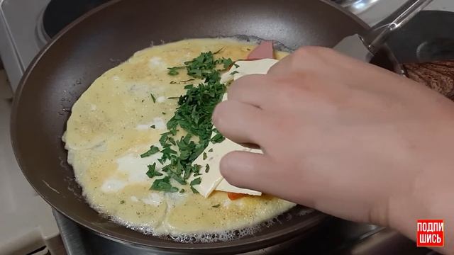 Яичный рулет/ролл на завтрак за 10 минут смотреть онлайн