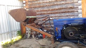 Мототрактор "Булат-120" , первый вариант КУНа.