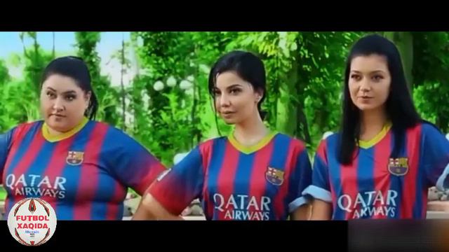 Узбечка фанатка БАРСА!!! BARSANI Uzbek QIZBOLA Muxlislari Siz Kurmagan Video Rasmlar Yangi Klip 201