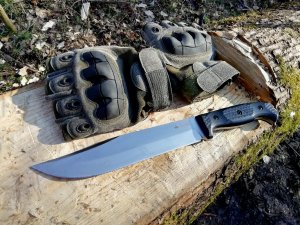 Bastardo - нож боуи в стиле Дикого Запада. Промо №5