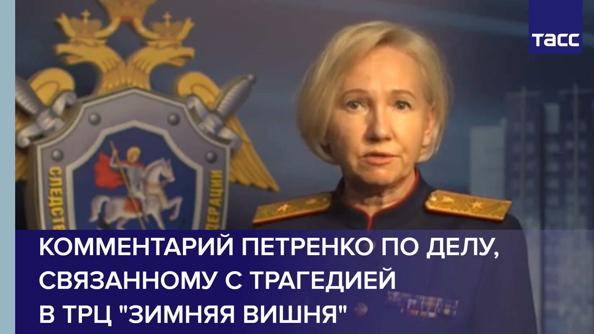 Комментарий Светланы Петренко по делу, связанному с трагедией в ТРЦ "Зимняя вишня"