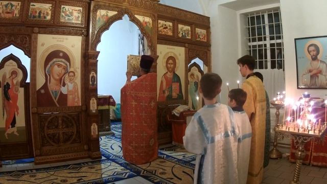 Пасхальное Богослужение в нашем храме. смотреть онлайн