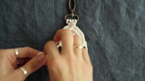 DIY Macrame Keychain Celtic Knot