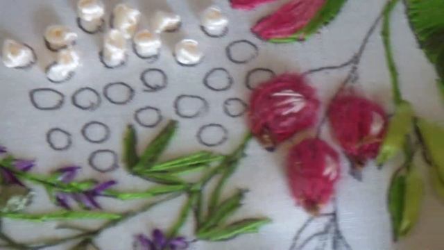 Вышивка полевого венка.Василек 8.Embroidery field wreath.Cornflower 8 смотреть онлайн